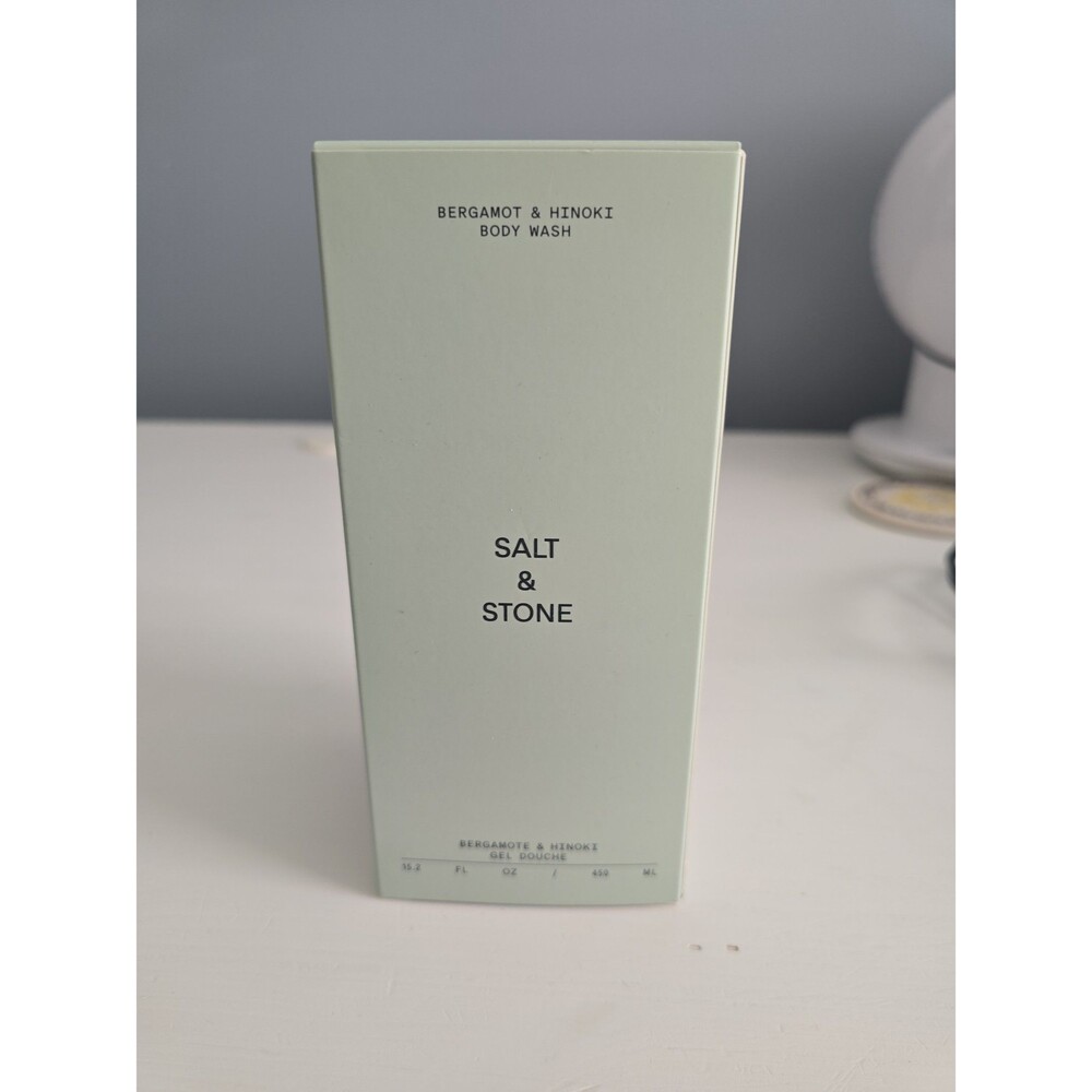 SALT & STONE Bergamot & Hinoki Body Wash 15.2 oz NEW